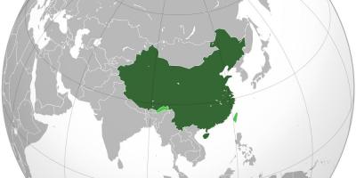 Hiina kaardil maailma